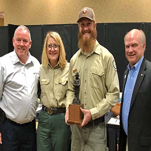 Bronze Smokey Bear Award Recipient Samuel McCalip